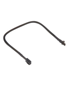 0,3 mt 3-Pin prolunga sleeve nero