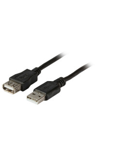 0,50 mt Cavo prolunga USB 2.0 Type A, nero, classico