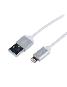 1,00 mt Apple Lightning / USB, Silver