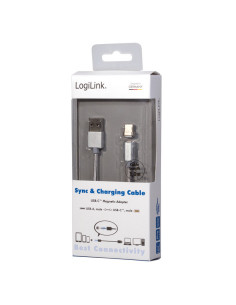 1,00 mt USB A - USB-C con magnetic adapter