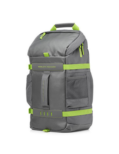 15.6" Zaino per laptop Odyssey Sport Backpack, gray and green, polyester
