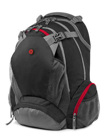 17.3" Zaino per laptop, Full Featured Backpack, black and grey