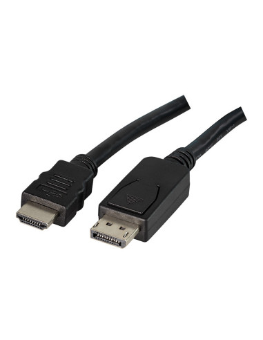 3,0 mt DisplayPort - HDMI, M/M Nero