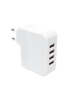 4,8A 5V 4x USB, Bianco Smartphone e Tablet