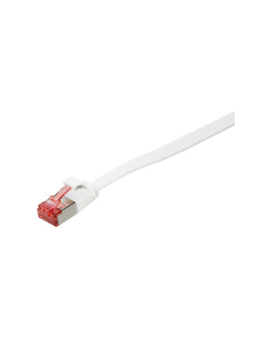 7,50 mt Flat Cat.6 Shielded (PIMF) white