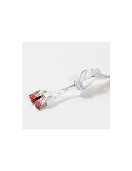 7,50 mt Flat Cat.6 Shielded (PIMF) white