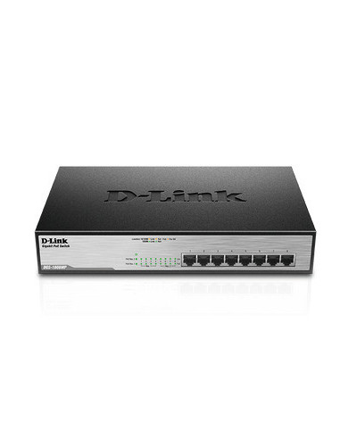 8-Port Desktop Gigabit PoE+Switch DGS-1008MP