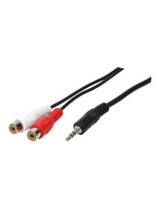 Adattatore 1x 3,5mm -- 2x Cinch M/F 0.20m