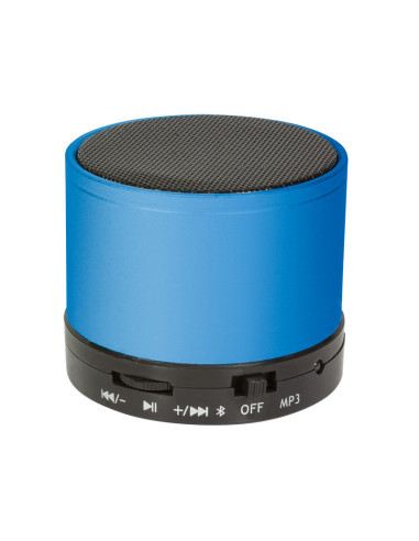 Bluetooth speaker con MP3 player e microfono, blue