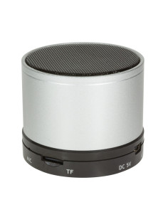 Bluetooth speaker con MP3 player e microfono, silver 2