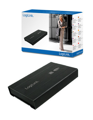 External HDD enclosure SATA, USB 3.0, Nero, 12.5 mm