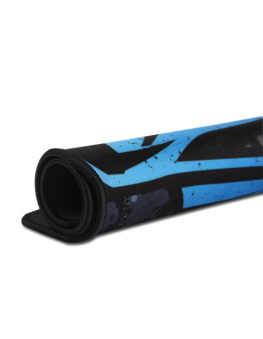 Mouse pad, Auroza, game, black and blue, 36.5x26.5 cm