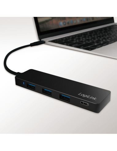 Ultra-slim USB-C 3.1, 4-port hub