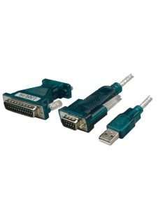 USB 2.0 - Serial Adapter, 9+25 Pin