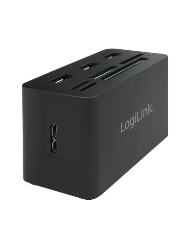 USB 3.0 Hub with All-in-One Card Reader