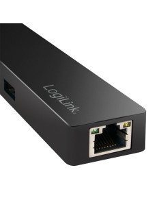 USB-C 3-port hub USB-A 3.0, con Gigabit LAN Nero 2