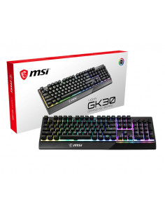 Vigor GK30 Tastiera Semi-Meccanica RGB USB Nero