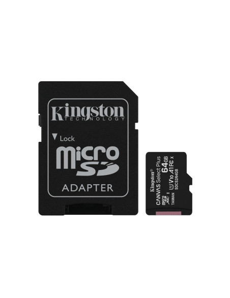 64GB Micro SDXC Canvas Select Plus + Adapter