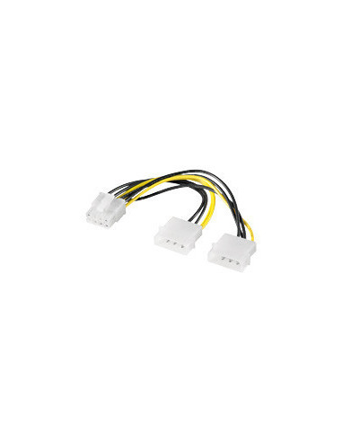 Adattatore PCI-Express: 2 Molex F - PCI-Express 8 pin