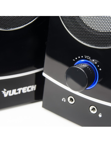 Casse Audio 2.0 USB 3W RMS Nere
