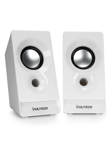 Casse Audio 2.0 USB Bianche 3W RMS