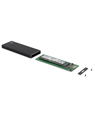 Box Esterno per SSD M.2 USB 3.1 Nero SATA
