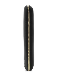 14" Sleeve for laptop, Reversible, gold/black, neoprene