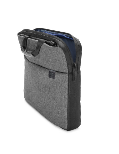 15.6" Bag per laptop, grey, polyester