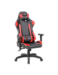 Gaming chair Red Fighter C8, black, removable pads, RGB backlighting
