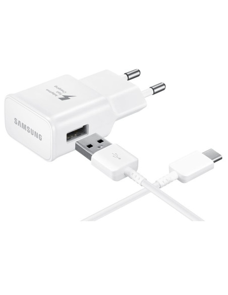Caricatore Fast Charge 2A + Cavo USB Type-C White