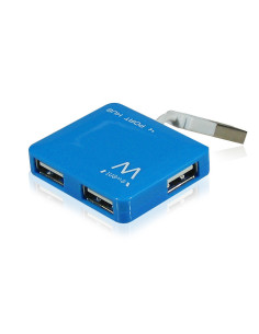 Mini Hub 4 Porte USB 2,0 blue