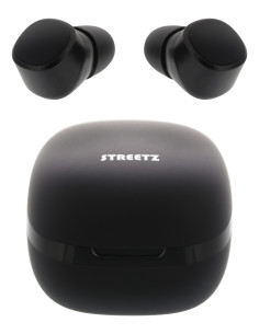 True Wireless Stereo in-ear, IPX6 charge case, black