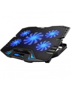 Supporto di raffredamento Portatili con 5 ventole regolabili e Multi-Angled