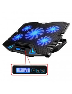 Supporto di raffredamento Portatili con 5 ventole regolabili e Multi-Angled 2