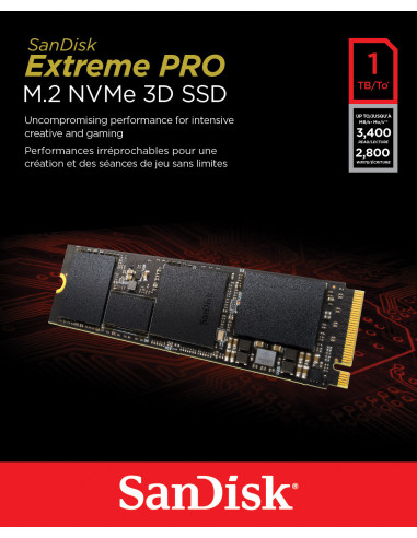 1TB Extreme PRO NVMe 3D SSD PCIe 3.0 x4
