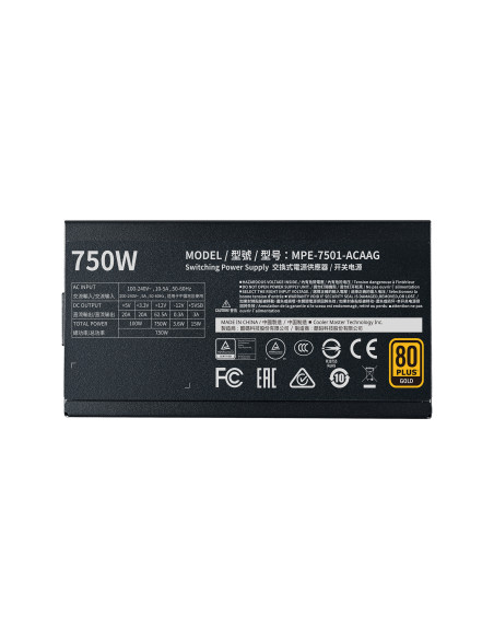 750W Gold V2 80+ Full Modular