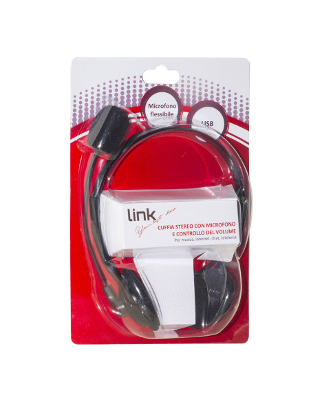 Cuffia Stereo con Microfono USB