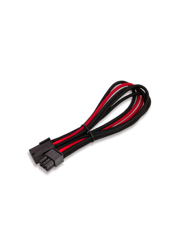 0,25 mt 6pin PCI-E CONNECTOR Rosso/Nero Tessuto