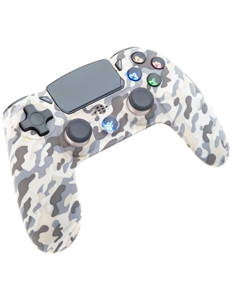 EVOCON W01 WIRELESS CONTROLLER Bluetooth, PC, PS4, DualShock, Tasti LED, TouchPad Axis6, Camo