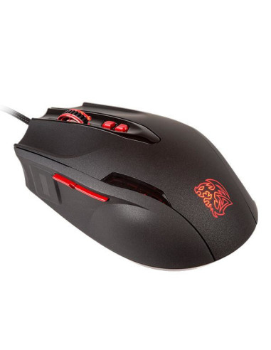 TT Esports Black FP USB Laser 5700DPI Nero Ambidestro