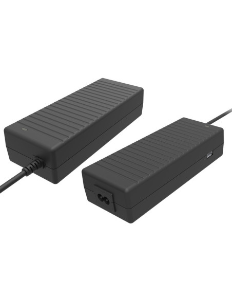 120W Alimentatore Universale per Notebook con 12 connettori 1xUSB-A(5Vx1A) 100/240V AC  9.5/24VDC
