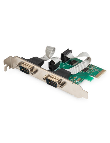 Scheda PCI Express con 2 Porte Seriali 9 Poli