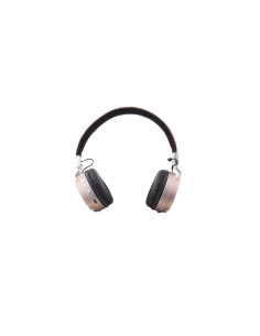 Cuffie con archetto in Pelle Beige