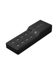 Multi-USB Charger 8 with switch 10A