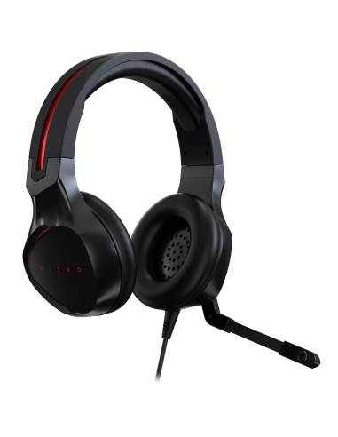 Nitro Gaming Headset Wired Head-band Black