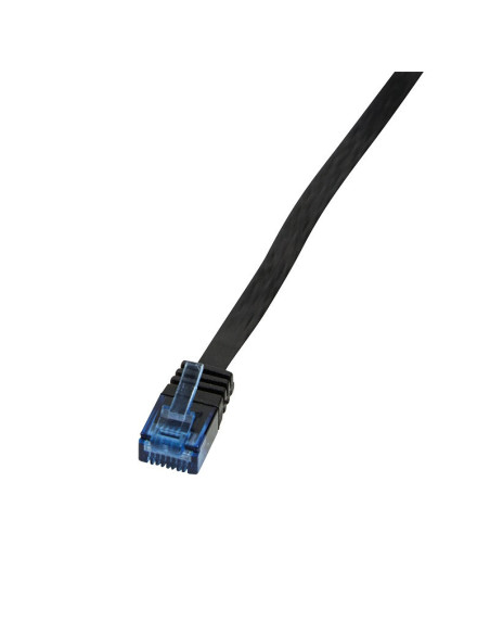 10,00 mt Flat Cat6 U/UTP RJ45 Nero