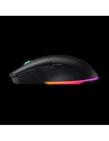 ASUS ROG PUGIO II Gaming Mouse RGB Wireless, Bluetooth, USB, ambidestro, 16.000 DPI, 7 pulsanti programmabili, pulsanti lateral