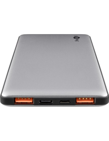 5.000 mAh Slim Powerbank Quick Charge 3.0 2xUSB-A 1x USB-C