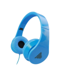 Cuffia Stereo Pieghevole Rubber Cyan