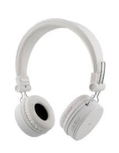 Cuffie Bluetooth, Pieghevoli On-Ear, Bianche
